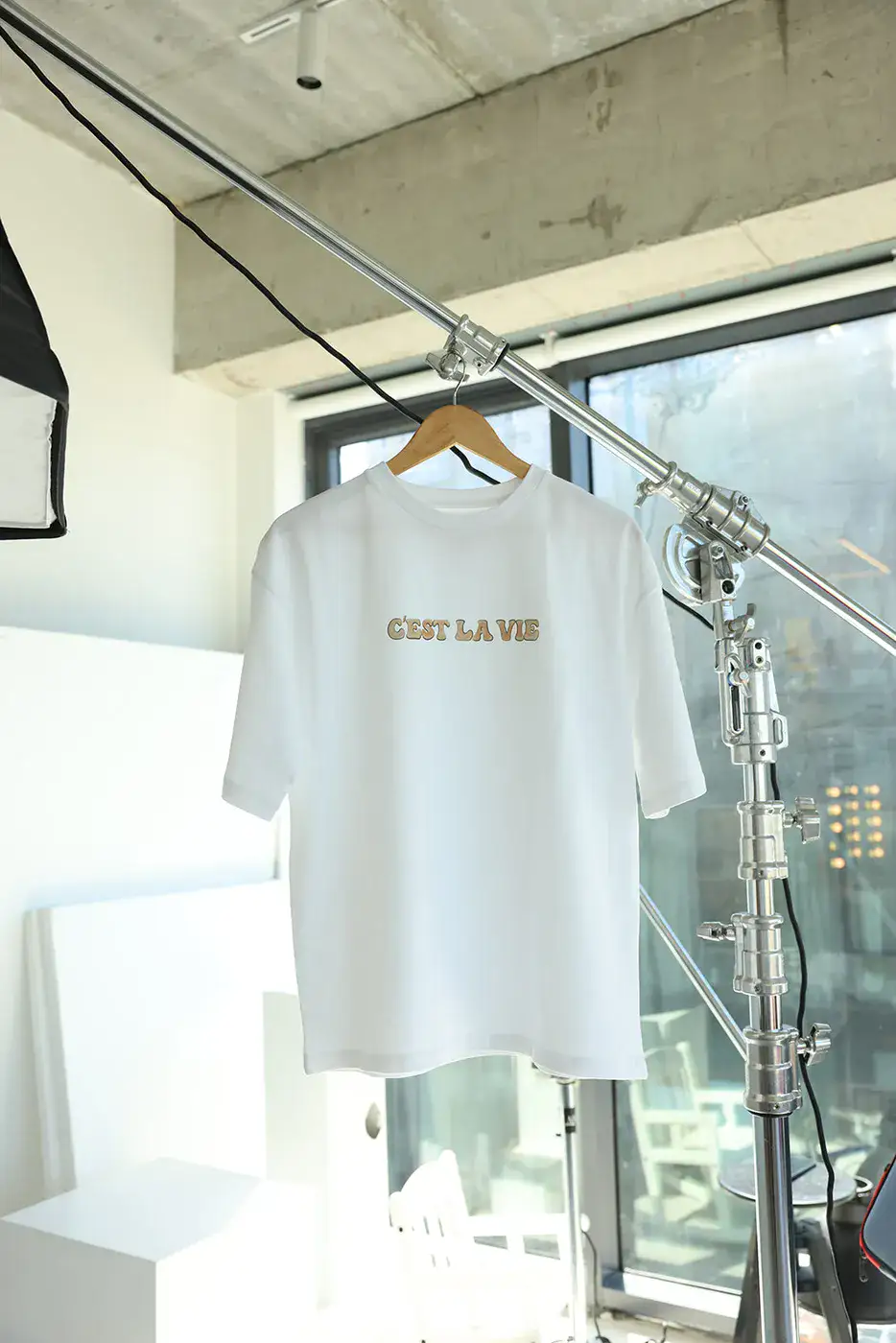 טישרט אוברסייז יוניסקס לבן